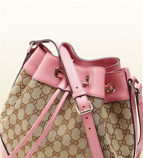 pink gucci bucket bag